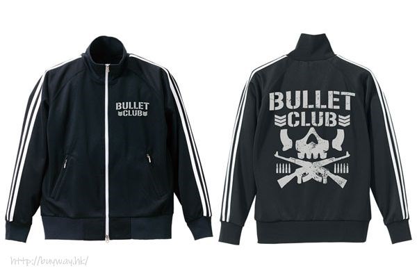 新日本職業摔角 : 日版 (中碼)「BULLET CLUB」黑×白 球衣