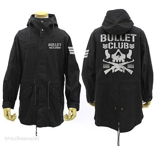新日本職業摔角 : 日版 (大碼)「BULLET CLUB」M-51 黑色 外套