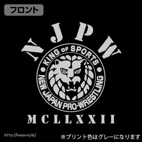 新日本職業摔角 : 日版 (中碼) 獅子 Logo M-51 黑色 外套