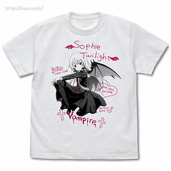 鄰家的吸血鬼 (大碼)「索菲」白色 T-Shirt Sophie Twilight T-Shirt /WHITE-L【Ms. Vampire who lives in my neighborhood】