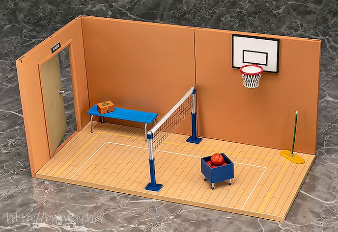 黏土人場景 : 日版 黏土人場景系列 #07 籃球場 體育館B