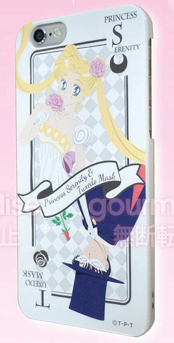 美少女戰士 iPhone6 Plus 倩尼迪公主 + 禮服蒙面俠 手機保護殼 iPhone6 Plus Character Jacket Princess Serenity & Tuxedo Mask SLM-36B【Sailor Moon】