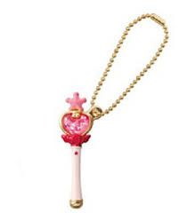 美少女戰士 粉紅甜蜜愛心權杖 變身器金屬吊飾第 2 彈 Die Cast Charm Vol. 2 Pink Moon Stick【Sailor Moon】