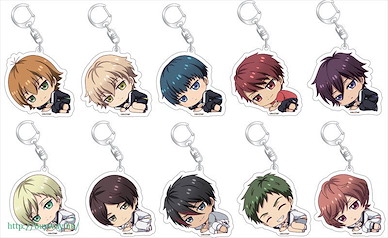 高校星歌劇 小睡片刻 亞克力匙扣 (10 個入) Fortune Acrylic Key Chain Soinekkoron Ver. (10 Pieces)【Star-Mu】