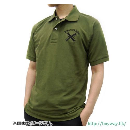 強襲魔女系列 : 日版 (加大) 綠茶色 Polo Shirt