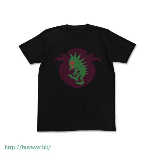 櫻花任務 : 日版 (加大)「迷你獨立國國王」黑色 T-Shirt