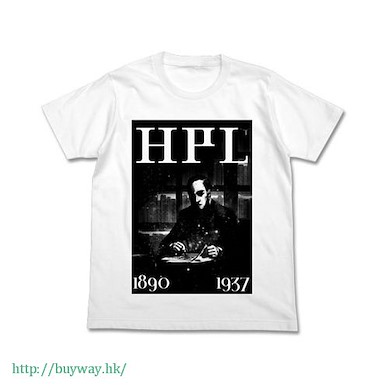 克蘇魯神話 (大碼)「米斯卡托尼克大學」購買部 HPL 白色 T-Shirt Miskatonic University Store - HPL Illustration T-Shirt / White - L【Cthulhu Mythos】