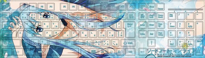 刀劍神域系列 亞絲娜 日文鍵盤 Keyboard Asuna【Sword Art Online Series】
