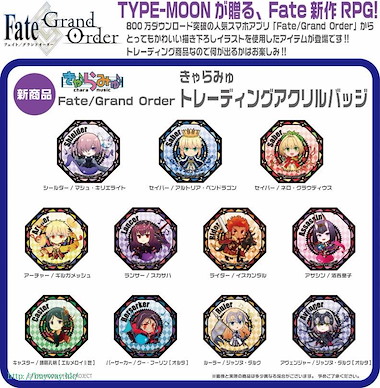 Fate系列 六邊形亞克力徽章 (11 個入) Chara-Mu Acrylic Badge (11 Pieces)【Fate Series】
