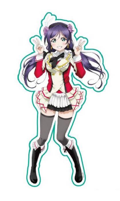 Lovelive 明星學生妹 日版全身人像大貼紙東條希 Buyway Hk