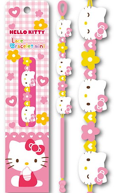 Hello Kitty 編織手帶 - Hello Kitty + 黃花 + 小心心 Lace Bracelet Mini Flower Heart【Hello Kitty】