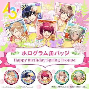 A3! 「春組」收藏徽章 ~Happy Birthday Spring Troupe!~ (5 個入) Can Badge ~Happy Birthday Spring Troupe!~ (5 Pieces)【A3!】