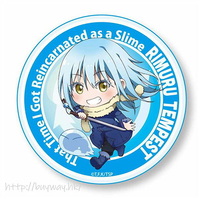關於我轉生變成史萊姆這檔事 「莉姆露」與史萊姆一起 70mm 徽章 TEKUTOKO Choi Deka Acrylic Badge Rimuru【That Time I Got Reincarnated as a Slime】
