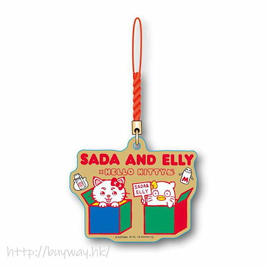 銀魂 「SADA AND ELLY」Sanrio Characters 木製掛飾 Sanrio Characters Eco Strap SADA AND ELLY【Gin Tama】
