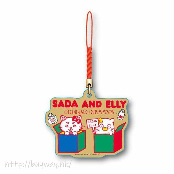 銀魂 : 日版 「SADA AND ELLY」Sanrio Characters 木製掛飾