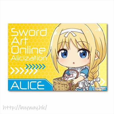 刀劍神域系列 「愛麗絲」11歲 方形徽章 GyuGyutto Big Square Can Badge Alice 11 years old【Sword Art Online Series】