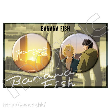 Banana Fish 「亞修・林克斯 + 菊丸英二」A 款 76mm 徽章 Can Badge Set Ash & Eiji A【Banana Fish】