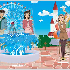 名偵探柯南 「工藤新一 + 毛利蘭 + 鈴木園子」遊樂園背景 亞克力企牌 Acrylic Stand with Background Amusement Park【Detective Conan】