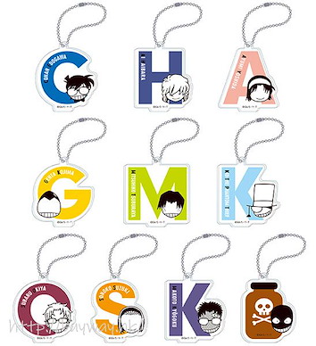 名偵探柯南 角色 Icon 亞克力匙扣 (10 個入) Acrylic Key Chain Collection Icon (10 Pieces)【Detective Conan】