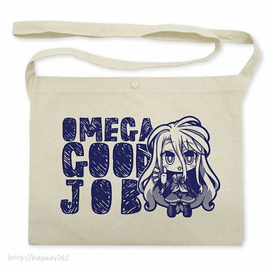 遊戲人生 「白」米白 單肩袋 "Shiro" Omega Gujjobu Musette Bag /NATURAL【No Game No Life】