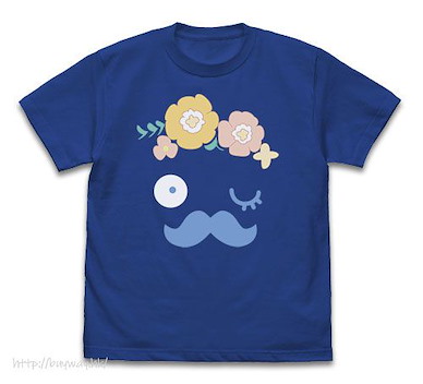 天使降臨到我身邊！ (加大)「鬍子郎」寶藍色 T-Shirt Hana Higero- T-Shirt /ROYAL BLUE-XL【Wataten!: An Angel Flew Down to Me】