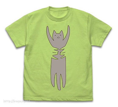 天使降臨到我身邊！ (加大)「白咲花」貓咪 檸檬綠 T-Shirt Cat T-Shirt /LIME GREEN-XL【Wataten!: An Angel Flew Down to Me】