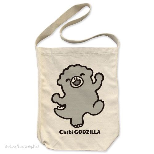 哥斯拉系列 : 日版 「Chibi Godzilla」米白 肩提袋