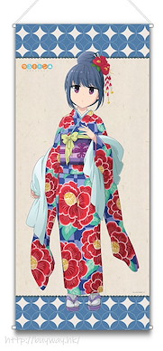 搖曳露營△ 「志摩凜」日式縐綢 大掛布 Original Illustration Rin Japanese Crepe Style Big Tapestry【Laid-Back Camp】