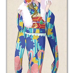 搖曳露營△ 「犬山葵」日式縐綢 大掛布 Original Illustration Aoi Japanese Crepe Style Big Tapestry【Laid-Back Camp】