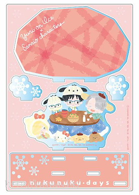 勇利!!! on ICE 把酒談歡 亞克力 企牌 nukunuku days Ver. Sanrio Characters Acrylic Diorama nukunuku days Ver. A【Yuri on Ice】