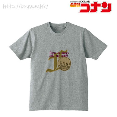 名偵探柯南 (細碼)「安室透」男裝 T-Shirt Initial T-Shirt (Rei Furuya) / Men's (Size S)【Detective Conan】