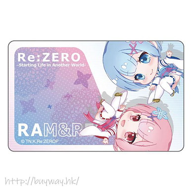 Re：從零開始的異世界生活 「雷姆 + 拉姆」兒時 Ver. IC 咭貼紙 IC Card Sticker Ram & Rem (Childhood)【Re:Zero】