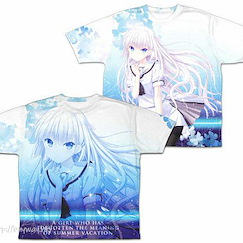 Summer Pockets (加大)「鳴瀨白羽」雙面 全彩 T-Shirt Shiroha Naruse Double-sided Full Graphic T-Shirt /XL【Summer Pockets】