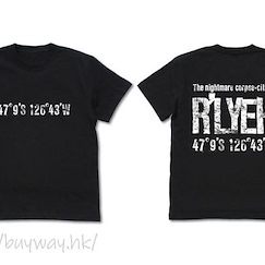 克蘇魯神話 : 日版 (加大)「米斯卡托尼克大學」購買部 R'LYEH 黑色 T-Shirt