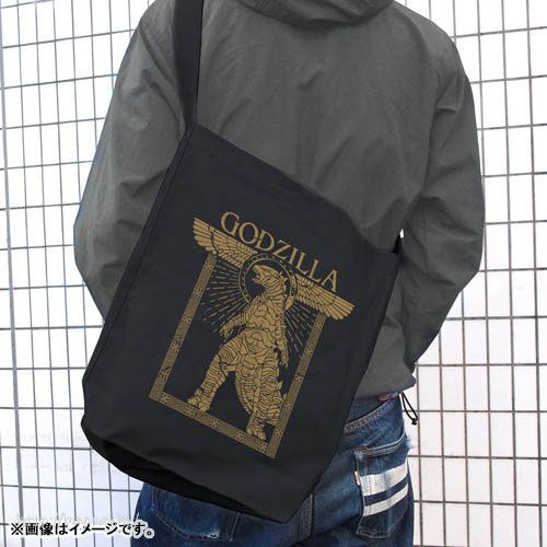 哥斯拉系列 : 日版 「哥斯拉」黑色 肩提袋