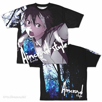 刀劍神域系列 (細碼)「桐谷和人」Underworld Ver. 雙面 全彩 T-Shirt Kirito Underworld Ver. Double-sided Full Graphic T-Shirt/S【Sword Art Online Series】