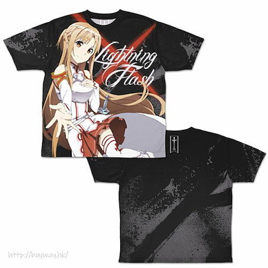 刀劍神域系列 (細碼)「亞絲娜」閃光 雙面 全彩 T-Shirt The Flash Asuna Double-sided Full Graphic T-Shirt/S【Sword Art Online Series】