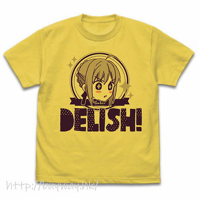 衛宮家今天的餐桌風景 (細碼)「Saber」DELISH！香蕉黃 T-Shirt Saber's DELISH! T-Shirt /BANANA-S【Today's MENU for EMIYA Family】
