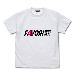 我推的孩子 (大碼)「阿庫亞 + 露比」推し 白色 T-Shirt Aqua & Ruby's AI IS MY ABSOLUTE FAVE T-Shirt /WHITE-L【Oshi no Ko】