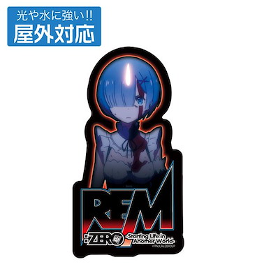 Re：從零開始的異世界生活 「雷姆」鬼化 室外對應 貼紙 (13cm × 7cm) Demon Rem Outdoor Compatible Sticker【Re:Zero】