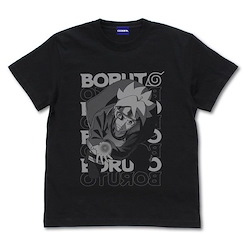 火影忍者系列 (細碼)「漩渦博人」楔(カーマ) 黑色 T-Shirt BORUTO NARUTO NEXT GENERATIONS Boruto Uzumaki (Kama) T-Shirt /BLACK-S【Naruto Series】