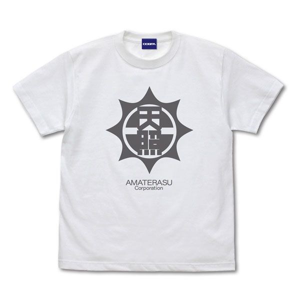 超偵探事件簿 霧雨謎宮 : 日版 (大碼)「天照公司」白色 T-Shirt