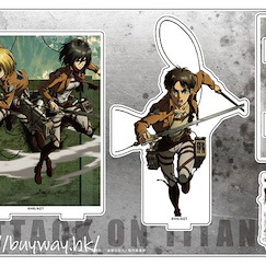 進擊的巨人 「艾倫 + 米卡莎 + 阿爾敏」亞克力背景企牌 Acrylic Diorama Eren, Mikasa, Armin【Attack on Titan】