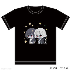佐賀偶像是傳奇 : 日版 (大碼)「水野愛 + 紺野純子」黑色 T-Shirt