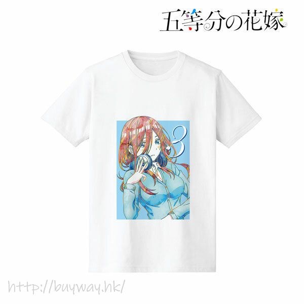 五等分的新娘 : 日版 (細碼)「中野三玖」Ani-Art 女裝 T-Shirt