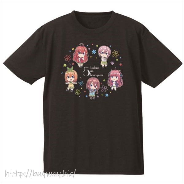 五等分的新娘 : 日版 (中碼) 黑色 T-Shirt