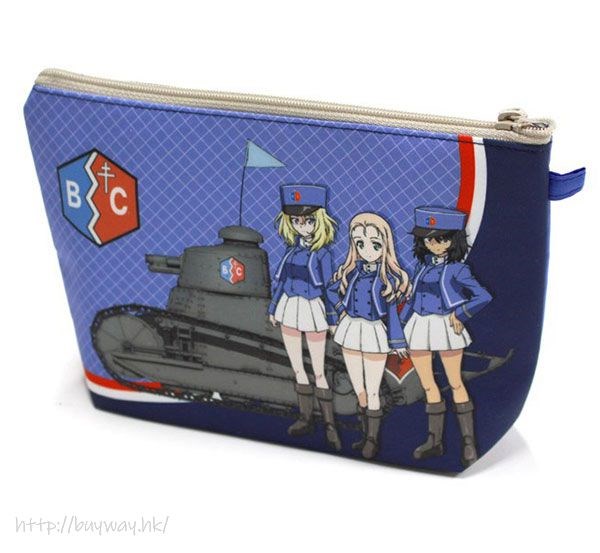 少女與戰車 : 日版 「BC自由學園」防水 小物袋