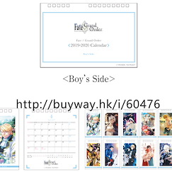 Fate系列 「Boy's Side」2019 日曆 Fate/Grand Order AnimeJapan2019 Fate/Grand Order AnimeJapan2019 Desktop Calendar 2019 Boy's Side【Fate Series】