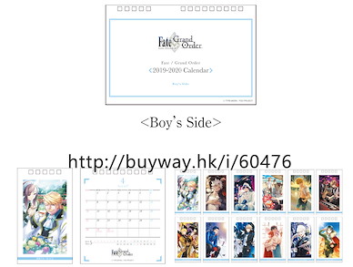 Fate系列 「Boy's Side」2019 日曆 Fate/Grand Order AnimeJapan2019 Fate/Grand Order AnimeJapan2019 Desktop Calendar 2019 Boy's Side【Fate Series】