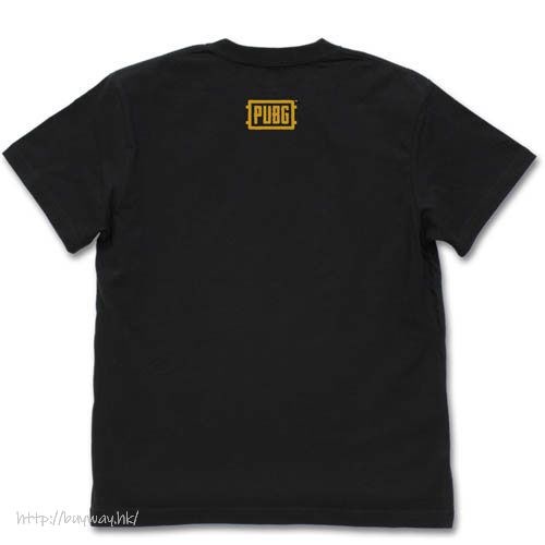 絕地求生 : 日版 (中碼)「PUBG」征服者 黑色 T-Shirt